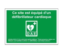Signalétique Défibrillateur autocollante
